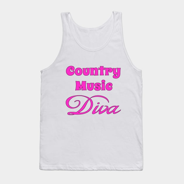 Country Music Diva Tank Top by Naves